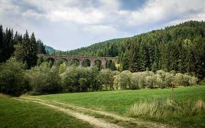 Chmarošský viadukt – železničný most pri Telgárte